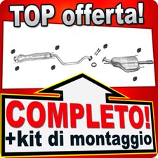 Scarico Completo per OPEL ZAFIRA A 2.0 OPC Marmitta