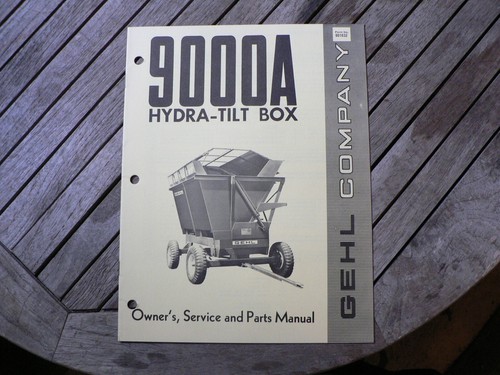 Gehl 9000a hydra tilt - gehl, box