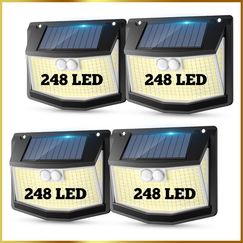 Faretto esterno 248 led - faretto, da
