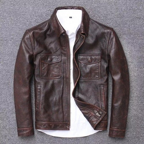 Giacca uomo vintage marrone