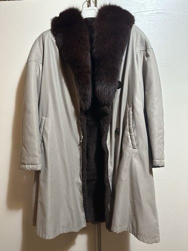 Cappotto vintage donna beige