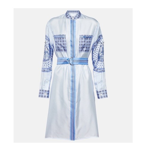 Abito camicia raso - , con