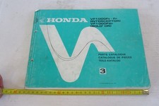 Honda VF 1000 FE FF interceptor catalogo ricambi parts catalogue originale