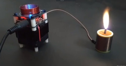Tesla bobina hfsstc candela