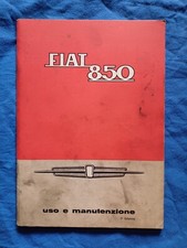 FIAT 850 - USO E MANUTENZIONE - BROCHURE  