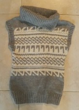 lotto 689b maglia lunga abito vestito IDERE grigio bimba bambina 4-5 anni