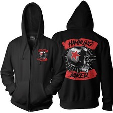 Felpa con cappuccio zip giacca