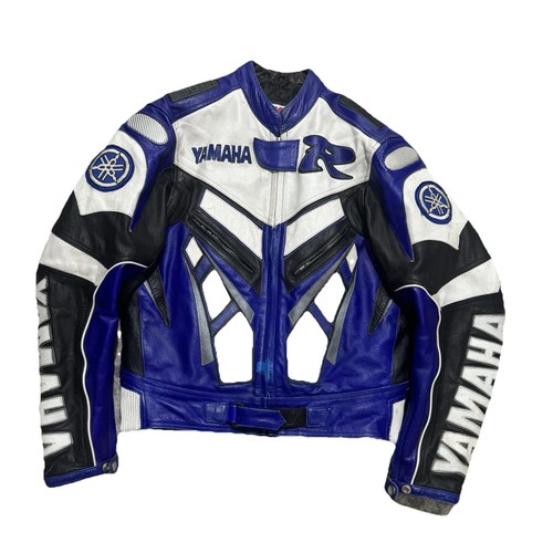 Yamaha giacca pelle - pelle, moto