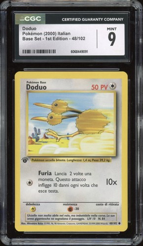 2000 pokemon italian - italian, 1st