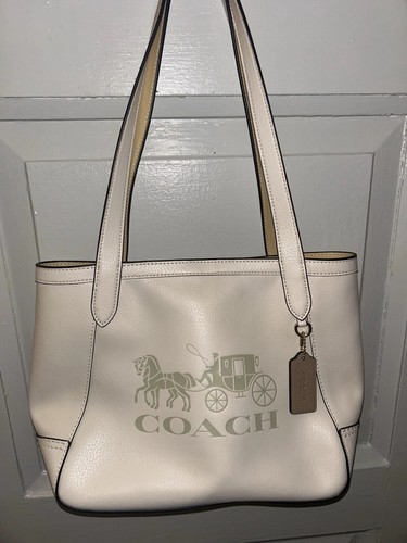 Borsa tracolla coach bianca - tracolla,