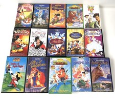 Lotto VHS Walt Disney cartoni animati anni ’90/2000 15 CASSETE VHS