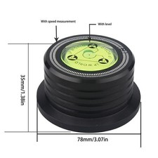 Record Clamp LP Stabilizzatore Disco Alta Precisione Giradischi Vibrazioni Bilanciate