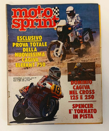 Motosprint 1987 cagiva - motosprint,