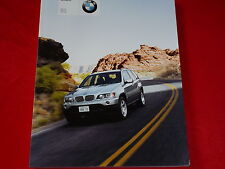 BMW X5 E53 3.0i 4.4i 4.6is 3.0d depliant brochure depliant folleto del 2001