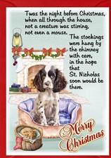 Biglietto di Natale Cane