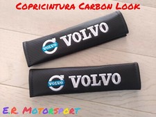 Coppia Copricinture Carbon look colore NERO " VOLVO"