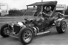 Led Zeppelin drummer John Bonham at the wheel of his latest lo- 1971 4x6 Photo