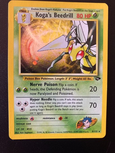 Pokemon koga beedrill - koga's,