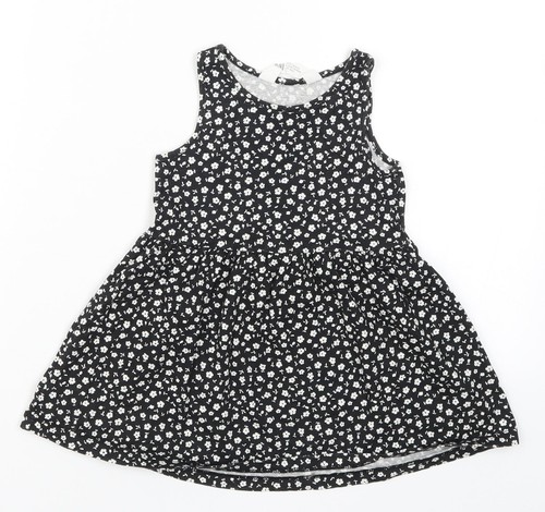 Abito skater bambina - bambina, nero