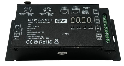 Decoder dmx 512 rdm canali - 512, 5