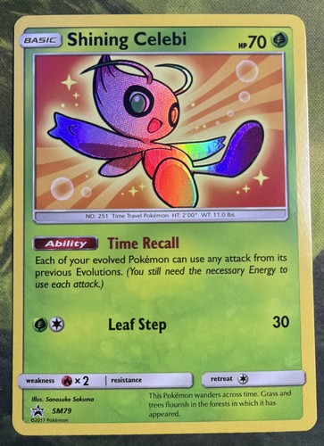 Shining celebi promo sm79 - promo,