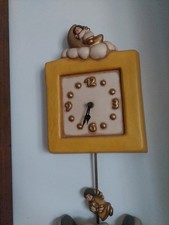 Orologio con pendolo angelo - orologio, su