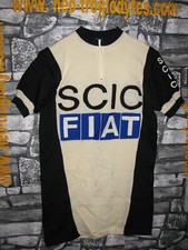 # Vintage Cycling Jersey Maglia Ciclismo Bici Scic Fiat   '70s Eroica
