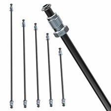 Tubo freno 4,75 mm acciaio ramato pronto per l'installazione bordato flangiato F auto