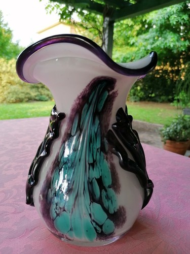 Vaso vetro soffiato - , con