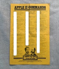 Apple II lista comandi computer vintage ref.applcomnd