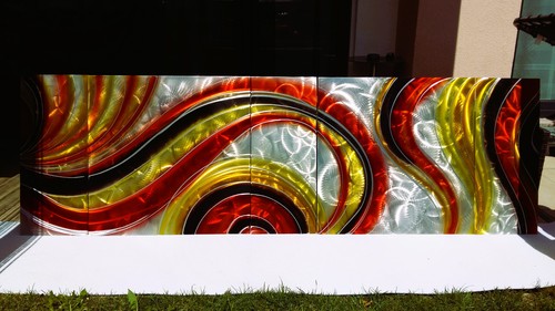 Scultura parete moderna in - parete,