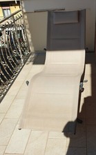 chaise longue in splendide condizioni, elegante, robustissima, da interni/estern