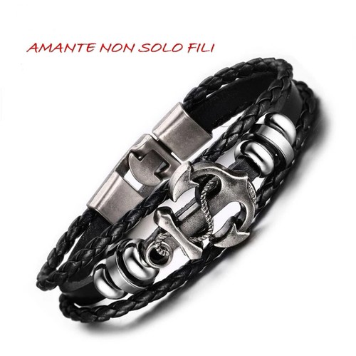 Bracciale braccialetto uomo - bracciale,