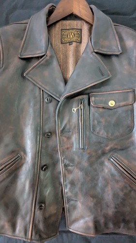 Giacca pelle cavallo taglia - giacca,