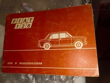 LIBRETTO USO MANUTENZIONE FIAT 128 BERLINA MAGGIO 1969 9°EDIZIONE