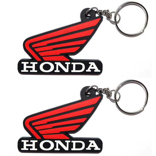 Honda rubber keyring keychain - honda,