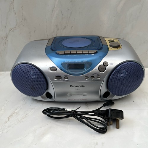 Panasonic d12 blu - blu, argento