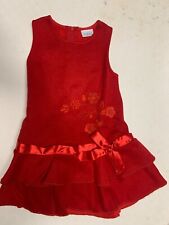 Oviesse Vestito rosso con fiocco 2 anni