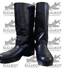 WW2 Jackboot tedesco da marcia M39 Prime pelle nera. Stivale militare, stivale tedesco