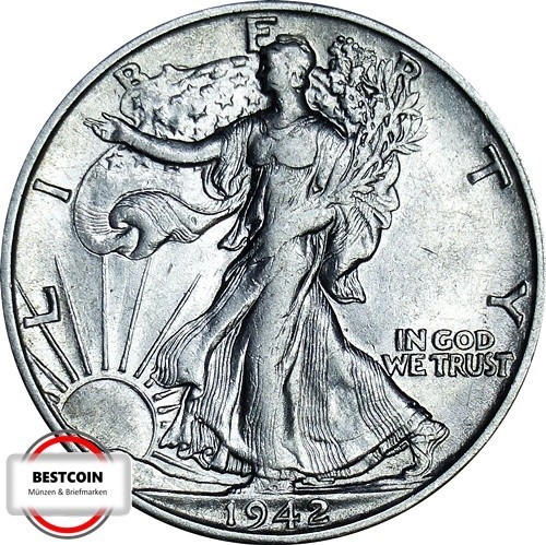 Usa 142 mezzo dollaro - usa,