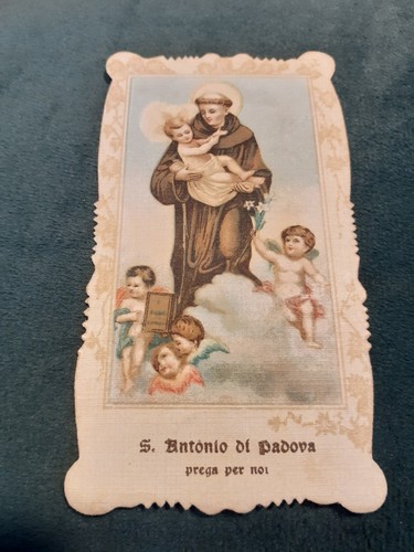 Santino fustellato 1906 - fustellato,