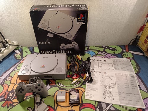 Play station scph 1002 - station, gris
