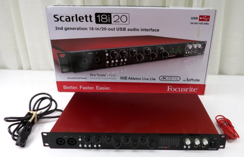 Focusrite scarlett 18i20 - focusrite,