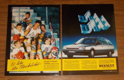 Rara pubblicità renault - rara,