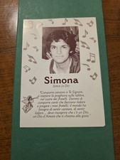 SANTINO: RELIQUIA  SIMONA TRONCI. OTTIMO STATO.  RARA.  ITALIA.