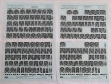 Letraset Letragraphica Tonal Font LG1425 - Christopher Lee 1973 effetto mezzo tono