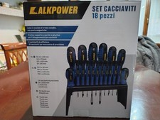 cacciaviti ALKPOWER set  da 18