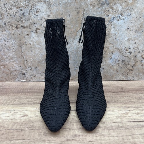 Stivaletto zara maglia - stivaletto, nero