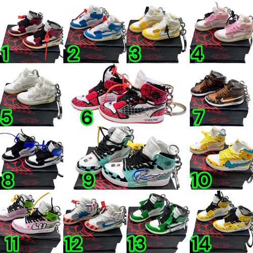 Portachiavi sneaker varietà
