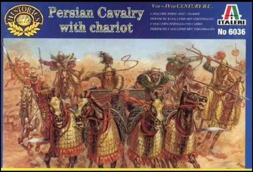 Persian cavalry with chariot - ,
